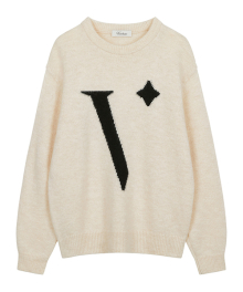 KID MOHAIR INTASHA PULLOVER [CREAM]