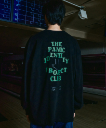 [콜라보] PANIC PIZZA long sleeve [black]