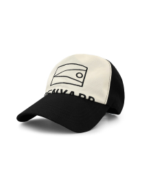 OY SQUARE LOGO CAP - BLACK