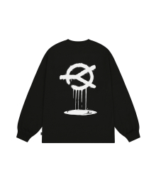 SPRAY DRIP LONG SLEEVE - BLACK