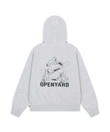 PAINTING ODOLLY HOODIE - MID MELANGE