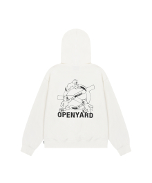 PAINTING ODOLLY HOODIE - WHITE