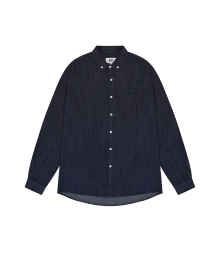 WASHED DENIM SHIRTS - BLUE