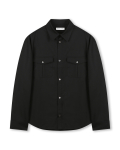 OVERSIZED MILITARY SHIRT BLACK