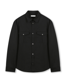 OVERSIZED MILITARY SHIRT BLACK