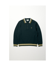 [British Sporting Club] Color mixed polo knit