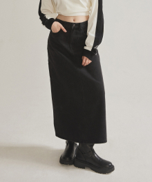 Long Denim Skirt / WHWJE4955F