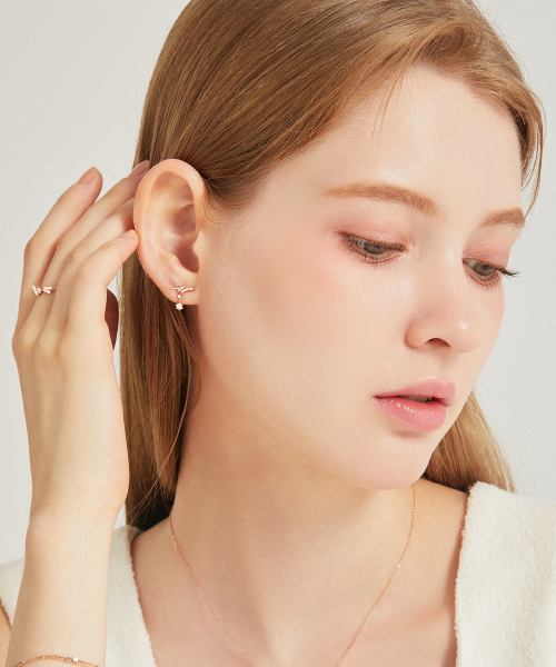 제이에스티나() HERBOW 14K 귀걸이 (JJRBEQ4BF277R40A0) 상품 이미지