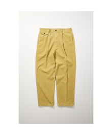 [British Sporting Club] Pleated heavy corduroy pants_AHPAW24731YEX