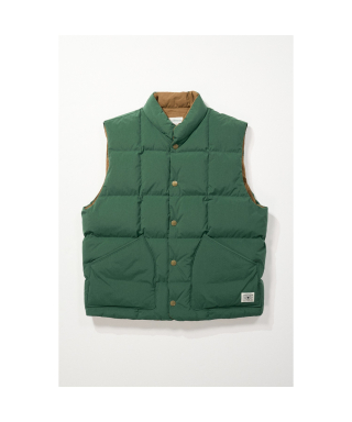 헨리코튼(HENRY COTTONS) [British Sporting Club] Square quilting down vest_AHVAW24711GRX 상품 이미지