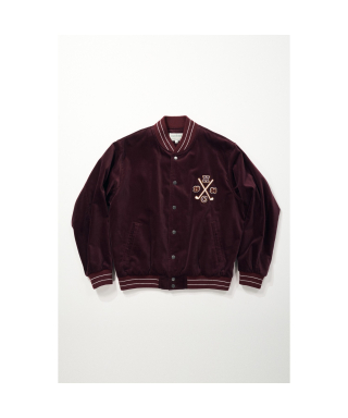 헨리코튼(HENRY COTTONS) [British Sporting Club] Golf artwork velvet blouson jacket _AHUAW24721WIX 상품 이미지