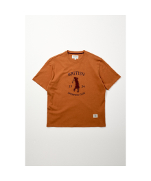 [British Sporting Club] Applique half T-Shirt_AHTAW24701ORX