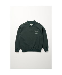 [British Sporting Club] Washing collar sweatshirt_AHTAW24721GRX