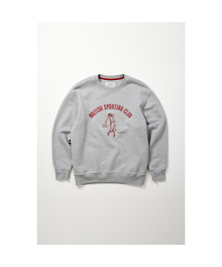 헨리코튼(HENRY COTTONS) [British Sporting Club] Vintage artwork sweatshirt_AHTAW24731GYX 상품 이미지