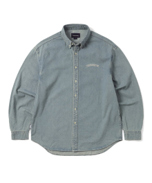 Washed Denim Shirt Washed Blue