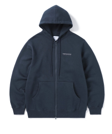 DSN-Logo Zip Up Hoodie Navy