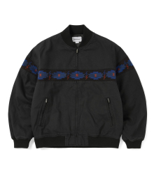 Lined Bomber Jacket Black