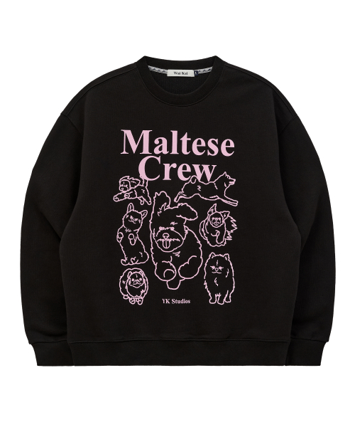 MUSINSA公式 | WAIKEI マルチーズクルーライングラフィックスウェット 