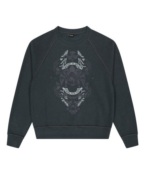 Eagle Printed Knit (Black)