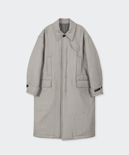 Утепленное пальто Kid A Light Grey