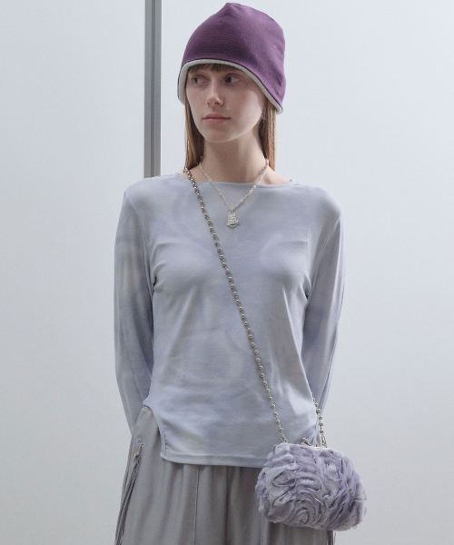 TYPESERVICE ♥ Fur Coin Bag /追跡付 타입서비스(TYPESERVICE) Fur Coin Bag [Purple] - 사이즈