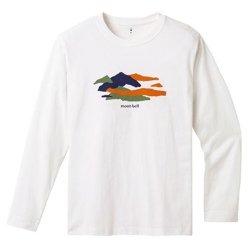 PS Cotton LS горная футболка WHITE JBWXSURL282