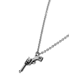 REVOLVER NECKLACE SILVER(MG2EFMAB61A)