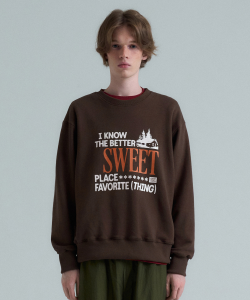Sweet Sweatshirt - Brown
