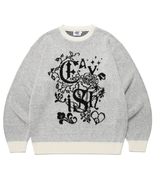 IVY BRUSHED KNIT SWEATER IVORY(CV2EFUK602A)