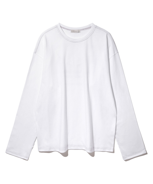Лонгслив Stitch Color Point BK4993_White