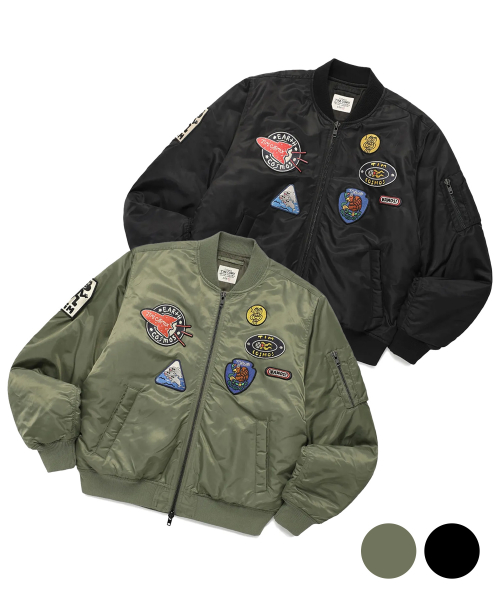 ジャケット [TIMCOMIX] TIM COSMOS PATCH MA-1 JACKET (2 color) TIMCOMIX] TIM COSMOS PATCH MA-1 JACKET (2 color) (TIMCOMIX