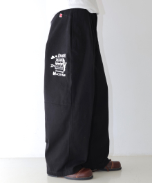 GP084 알리 와이드 워크 팬츠 (BLACK)