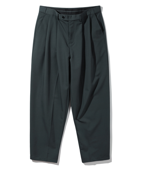 Скрытая резинка одна складка зауженные слаксы BK8902 Charcoal