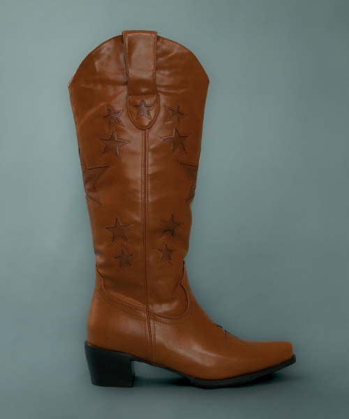 Leather Cowboy Boots Brown