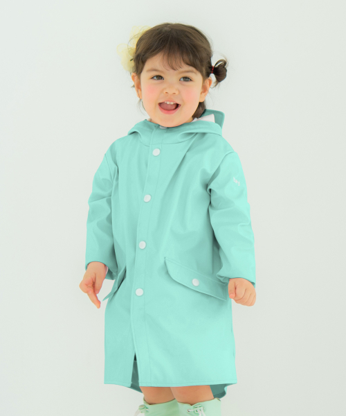 아동 드리밍 컬러 우비 민트