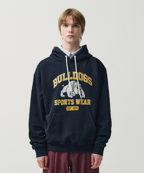 Худи Vintage Crack Bulldogs Sport - Navy