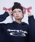 [레이 착용] Identity Hoodie - Navy