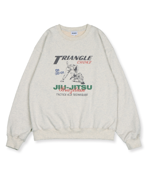 Triangle Choke Sweatshirt_Oatmeal