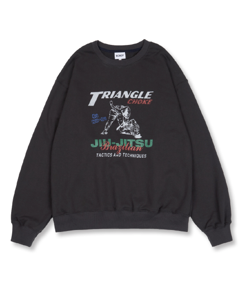 Triangle Choke Sweatshirt_Charcoal