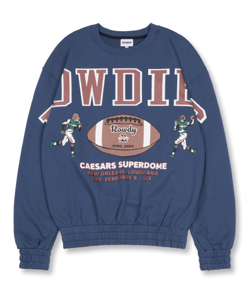 Rowdies Super-Bowl Banding Sweatshirt_Vintage Blue