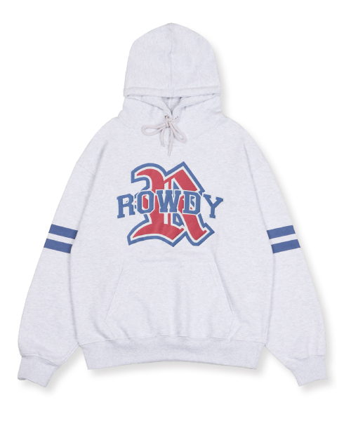 Puff Rowdy Hoodie_Light Heather Grey