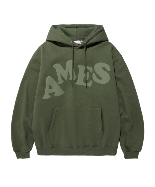 BIG TYPO HOODIE KHAKI