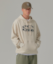 OVAL GLOBE HOODIE sand