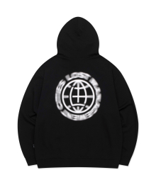 RETRO MOVING LOGO HOODIE black