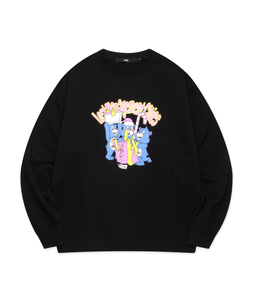 엘엠씨(LMC) SURPRISE BEAR SWEATSHIRT black - 사이즈 & 후기