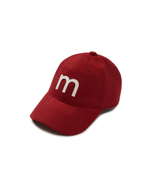 [Mmlg] INITIAL BALL CAP (RED)