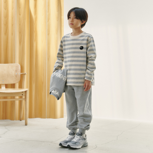 볼드 벤 스웻팬츠_멜란지 그레이