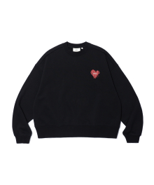 BROKEN HEART SWEATSHIRT Black