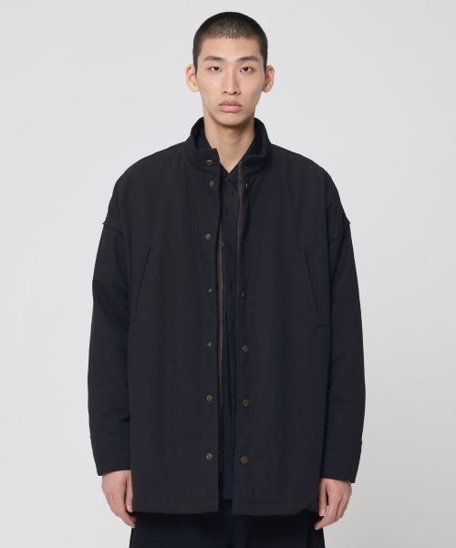 Плотный хлопковый бомбер карго (Black)