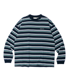 MULTI-STRIPE LONG SLEEVE Navy